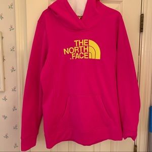 Never worn pink North Face hoodie
